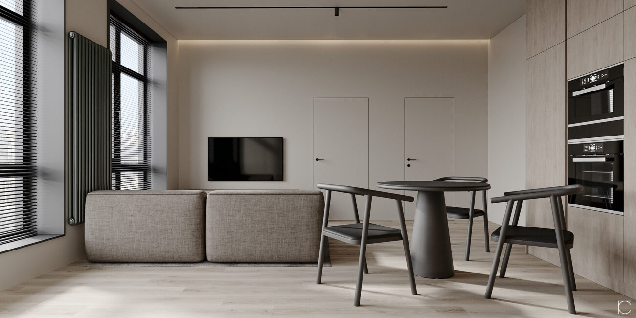 Дизайн-проект квартиры Ягодная 01